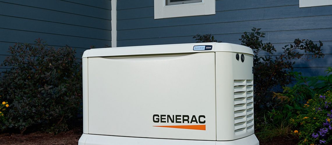 Generac PowerPact 7.5kW Backup Generator with 8-circuit Transfer Switch
